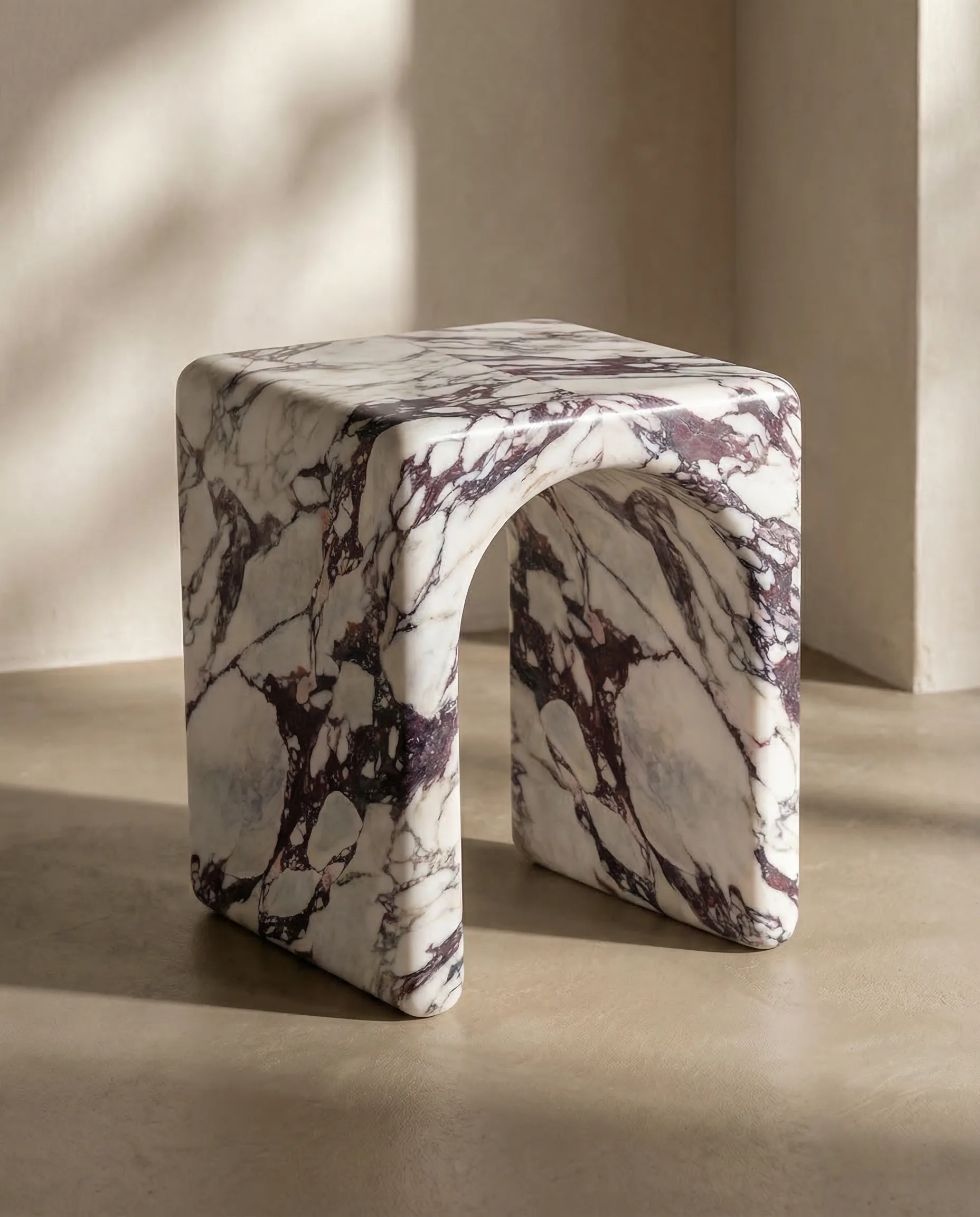 Temple in Calacatta Viola